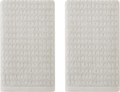 Tommy Bahama- Hand Towel Set, Highly Absorbent Cotton Bathroom Decor, Low Linting & Fade Resistant (Northern Pacific Light Brown, 2 Piece)