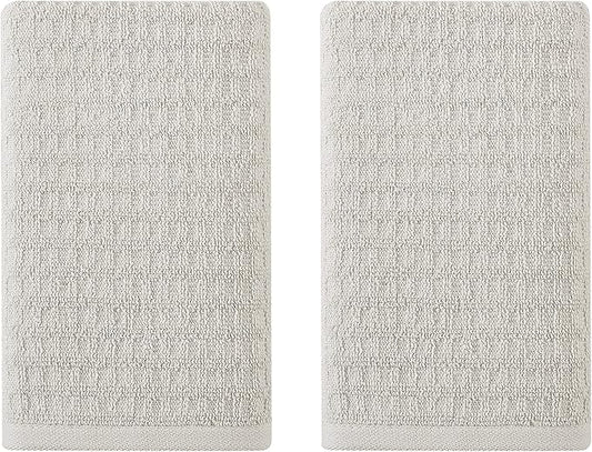 Tommy Bahama- Hand Towel Set, Highly Absorbent Cotton Bathroom Decor, Low Linting & Fade Resistant (Northern Pacific Light Brown, 2 Piece)