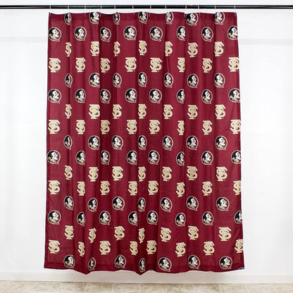 Everything Comfy Florida State Seminoles Bright and Colorful Shower Curtain Cover 70" x 72"