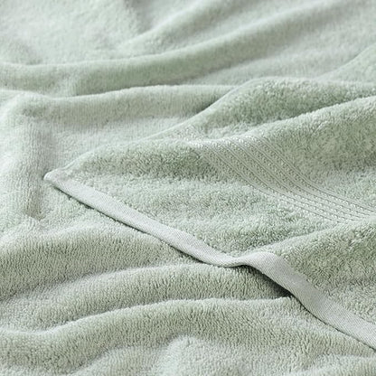 Superior Egyptian Cotton 9-Piece Towel Set, Assorted Towels for Home Bathroom, Guest Bath Decor Essentials, Includes 3 Bath, 3 Hand, 3 Face Towels/Washcloths, Quick Dry, Absorbent - Sage