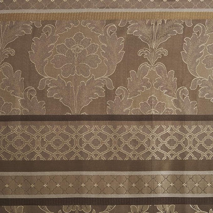 Madison Park Bellagio Taupe Shower Curtain, Transitional Shower Curtains for Bathroom, 72 X 72, Beige (Pack of 4)