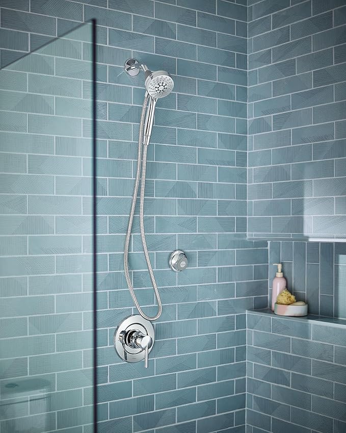 Moen Engage Magnetix Chrome 3.5-Inch Six-Function Detachable Handheld Showerhead with Magnetic Docking System, 26100