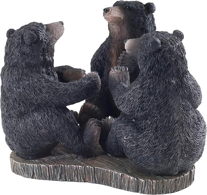 Avanti Linens - Toothbrush Holder, Resin Bathroom Accessories, Animal Inspired Bathroom Decor (Black Bear Lodge Collection)