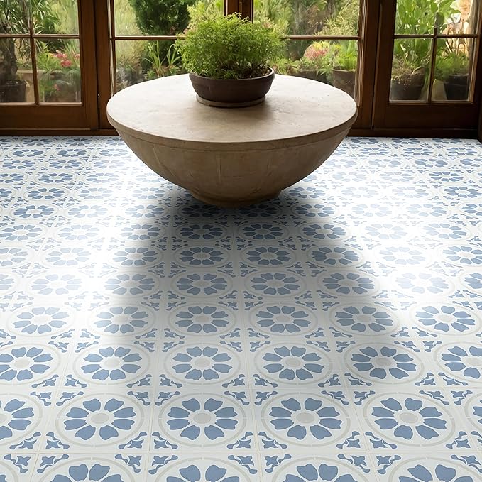 MSI Tamensa Encaustic Sample Matte Porcelain Wall and Floor Tile