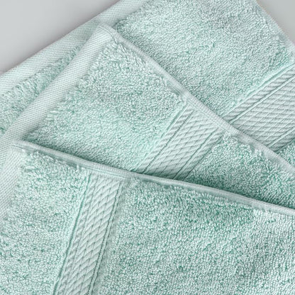 Superior Egyptian Cotton 800 GSM Plush & Absorbent, 9 Piece Set, Sea Foam | Quick Dry, Soft Luxury Towel Set, Bath Essentials, Guest Bath, Spa, 3 Bath, 3 Hand, 3 Face Towel, Madeline Towels