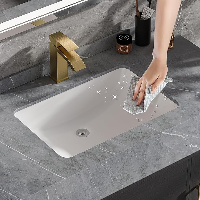 homary 39.4" Floating Bathroom Vanity with Sink, Modern Bathroom Vanity with Sintered Stone Countertop and 2 Drawers 2 Storage Cabinets, Undercounter Ceramic Sink Cabinet, Black