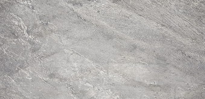 Daltile Perpetuo 12" x 24" Marble Look Ceramic Multi-Geometric Wall Tile in Satin Eternal Grey for Kitchen Backsplashes, Living Room or Bathroom Walls | (8 PC Per Carton) (15.52 SQFT Per Carton)