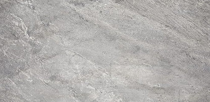 Daltile Perpetuo 12" x 24" Marble Look Ceramic Multi-Geometric Wall Tile in Satin Eternal Grey for Kitchen Backsplashes, Living Room or Bathroom Walls | (8 PC Per Carton) (15.52 SQFT Per Carton)
