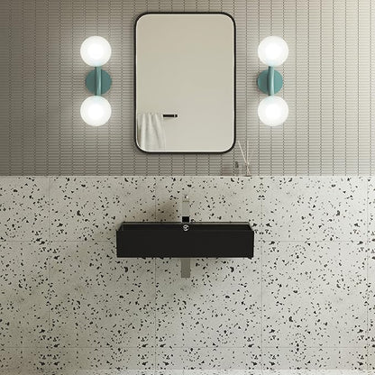 Claire 22" Rectangle Wall-Mount Bathroom Sink in Matte Black