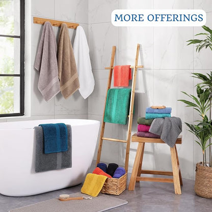 LANE LINEN Oversized Bath Sheet Set Absorbent Quick Dry 100% Cotton - Teal | Cotton Bath Towels Large - Generously Sized, Oversized & Roomy, Lightweight & Breathable, Fade-Resistant Color