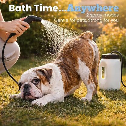 ESSUMAR Portable Bidet for Travel – 2.5L Electric Rechargeable Handheld Bidet Sprayer with 1.2m Hose, 2 Pressure Modes, USB-C, IPX6 Waterproof – Travel Bidet for Women, Men, Postpartum, Camping