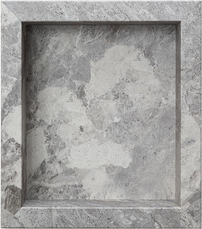 Palisade 17.5 in x 15.5 in Vinyl Shower Niche Silver Lake | Waterproof Shower Insert