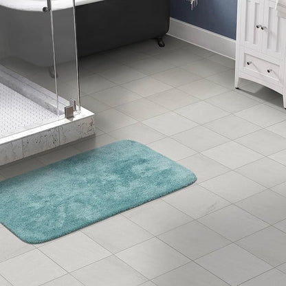 Garland Rug Traditional Nylon Washable Seafoam 30" X 50" Bath Rug - Soft, Absorbent, And Stylish for Your Bathroom