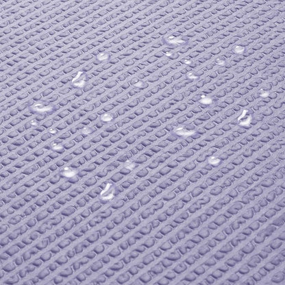 OVZME Lavender Extra Long Shower Curtain 72 x 84 Inch, 3D Embossed Textured Fabric Shower Curtain for Bathroom, Hotel Spa Bathroom Curtains, Water Repellent Machine Washable