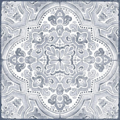 FloorPops Hastings Peel & Stick Floor Tiles, Blue
