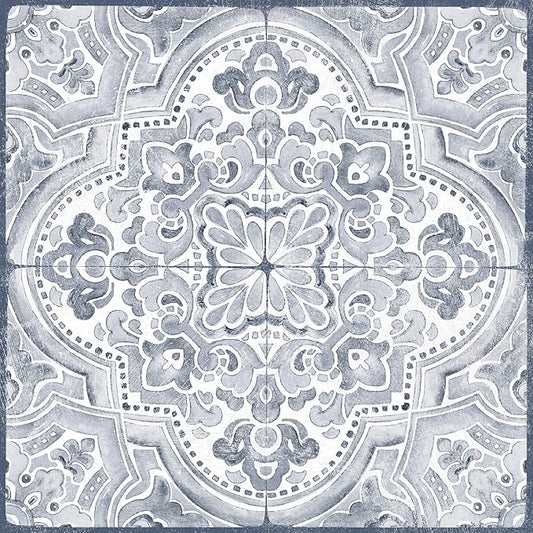 FloorPops Hastings Peel & Stick Floor Tiles, Blue