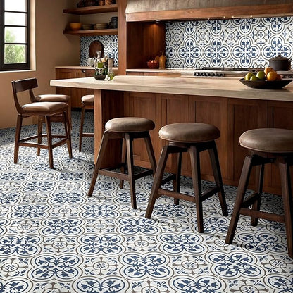 MSI Zenzibar Encaustic 8 in. x 8 in. Matte Porcelain Wall Tile for Bathroom, Floor Tile and Kitchen Backsplash