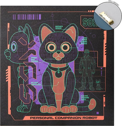 Idea Nuova Pixar Lightyear 4 Pack Square Canvas Wall Art Set, 11"x11" each