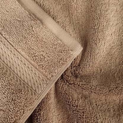 Superior Egyptian Cotton Ultra Plush & Absorbent, 8 Piece Set, Latte | Quick Dry, Soft Luxury Towel Set, Bath Essentials, Guest Bath, Spa, 2 Bath, 2 Hand, 4 Face Towels, Madeline Towels