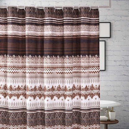 Greenland Home Fashions Fabric Sensations Shower Curtain, Stylish Bathroom Decor, Machine Washable, 72 inches x 72 inches, Southwest