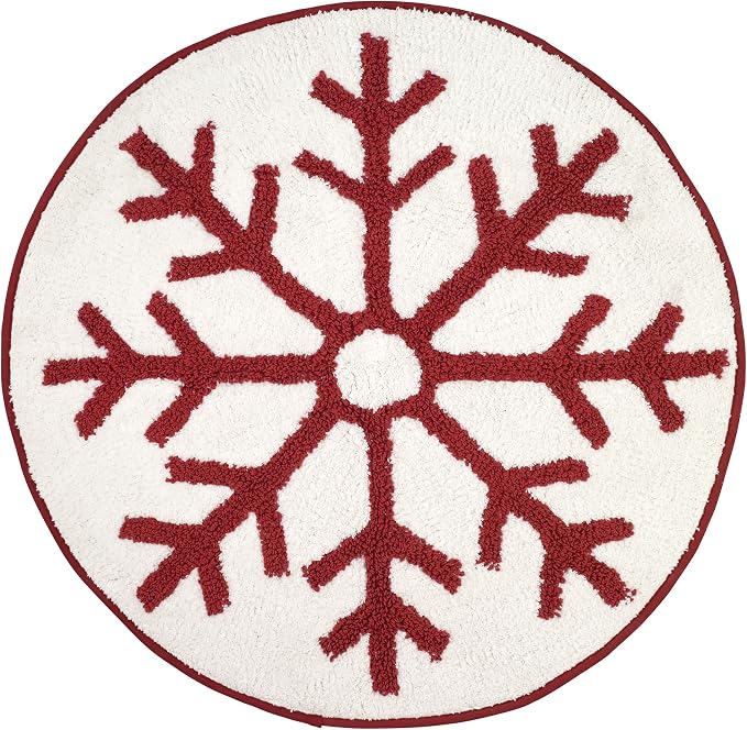 Avanti Linens - Christmas Bathroom Rug 20x30, Soft & Absorbent Cotton | Christmas Design, Soft & Absorbent, Non-Slip Backing, Machine Washable, Holiday Bathroom Décor