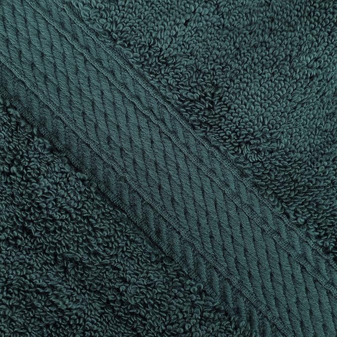 SUPERIOR Egyptian Cotton Pile Heavyweight Bath Sheet, 2 Piece Set, Teal | Highly Absorbent, Ultra Soft Luxury 800 GSM Towel Set for Bathroom, Shower, Hotel Essentials Oversize Plush Madeline Towels