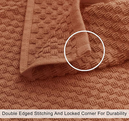 COTTON CRAFT Hooded Bath Towel for Adults – 100% Cotton Waffle Weave Towel | Oversized 35 x 70 inches Ringspun Terry Bath Sheet Wrap with a hood - Soft Super Absorbent Quick Dry – 450 GSM – Mocha