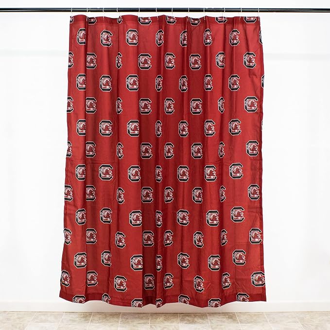 Everything Comfy South Carolina Gamecocks Bright and Colorful Shower Curtain Cover 70" x 72"