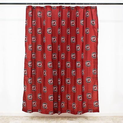 Everything Comfy South Carolina Gamecocks Bright and Colorful Shower Curtain Cover 70" x 72"