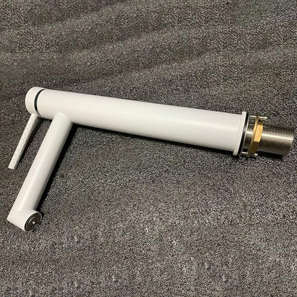 Single Handle Bathroom Faucet 1 Hole Faucet for Bathroom Sink Hot and Cold Water Brushed Gold