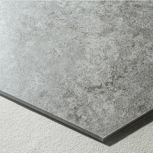 W&S 1-Sheet Light Gray Hexagon Peel and Stick Floor Tile, Faux Stone Peel and Stick Backaplash Tile for Wall, Self Adhesive Flooring DIY for Bathroom, Kitchen, Living Room, RV