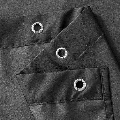 N&Y HOME Fabric Shower Stall Curtain or Liner 36 x 72 Inches - Hotel Quality, Machine Washable, Water Repellent - Graphite Gray, 36x72