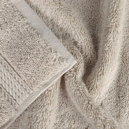 SUPERIOR Egyptian Cotton Pile Heavyweight Bath Sheet, 2 Piece Set, Stone | Highly Absorbent, Ultra Soft Luxury 800 GSM Towel Set for Bathroom, Shower, Hotel Essentials Oversize Plush Madeline Towels