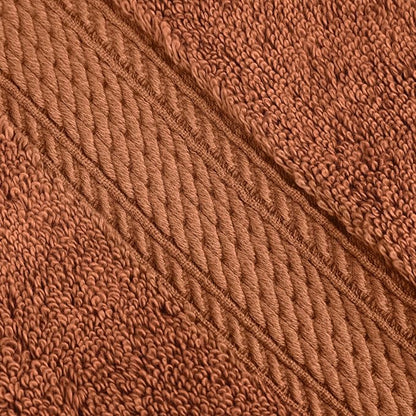 SUPERIOR Egyptian Cotton Pile Heavyweight Bath Sheet, 2 Piece Set, Rust | Highly Absorbent, Ultra Soft Luxury 800 GSM Towel Set for Bathroom, Shower, Hotel Essentials Oversize Plush Madeline Towels