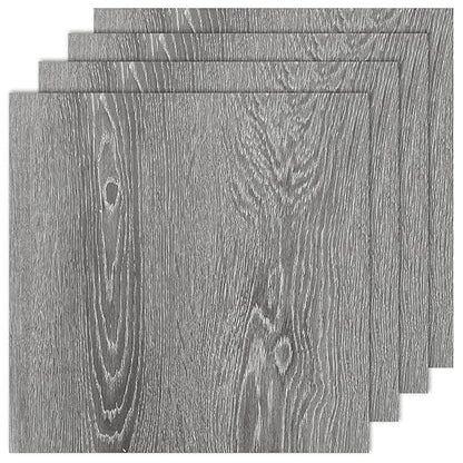 5 Sheet Vinyl Flooring 12 x 12 Peel and Stick Floor Tile Waterproof Clearance Vinyl Floor Tiles Wood Grey Self Adhesive Floor Tiles Sticky Laminate Flooring for Bathroom Kitchen Basement RV