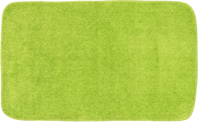 Garland Rug Traditional Nylon Washable Lime-Aid 30" X 50" Bath Rug - Soft, Absorbent, and Stylish for Your Bathroom
