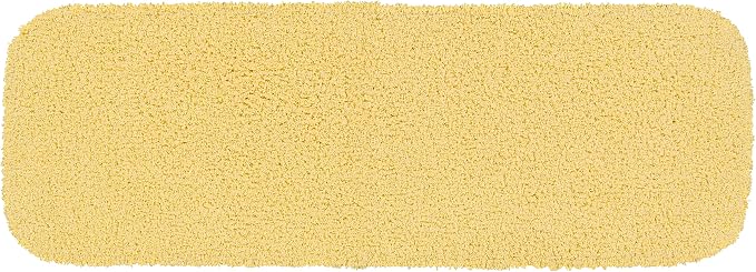 Garland Rug Jazz Nylon Washable 22 in. x 60 in. Rubber Ducky Yellow Bath Rug Soft, Absorbent, and Stylish for Your Bathroom