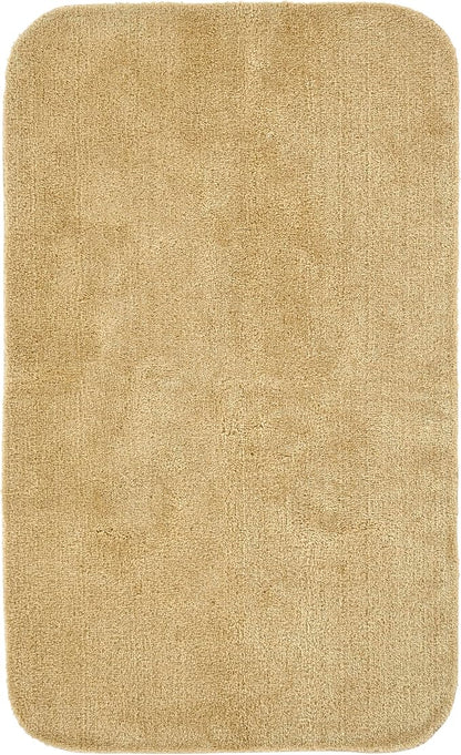 Garland Rug Traditional Nylon Washable Linen 30" X 50" Bath Rug - Soft, Absorbent, And Stylish for Your Bathroom