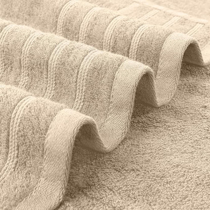 Avalon Towels Bath Towels Set of 4, Size 30 x 60 Inches - 60% Cotton, 40% Viscose Made from Bamboo, Soft and Absorbent, Thin and Quick Drying, Lightweight, Perfect for Daily Use