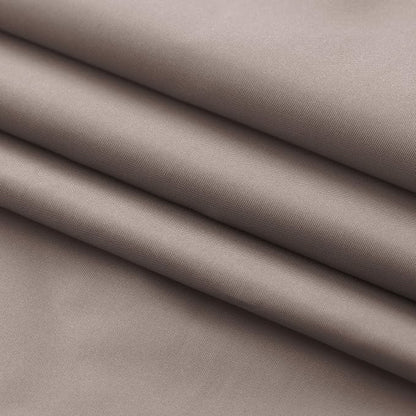 EurCross Brown Shower Curtain Liner Fabric 72 x 72 Inch, Hotel Luxury Washable Cloth Shower Curtain Bathroom,Taupe