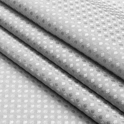 WEST LAKE Waffle Weave Grey Shower Curtain Ombre Water Resistant Hotel Spa Bathroom Decorative Shower Curtain with Grommet No Hook Machine Washable,Gradient White to Grey 70" Wx72 L