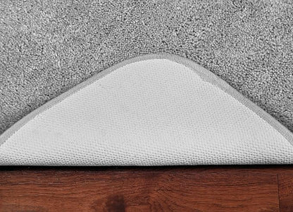 Garland Rug Traditional Nylon Washable Platinum Gray 24" X 40" Bath Rug - Soft, Absorbent, And Stylish for Your Bathroom