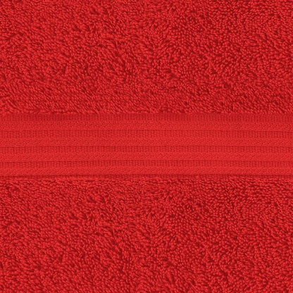 American Veteran Towel, 100% Cotton Turkish Washcloths for Bathroom Essentials 4 Pack, Soft Absorbent Wash Cloths Quick Drying Small Towels Washrags, Red