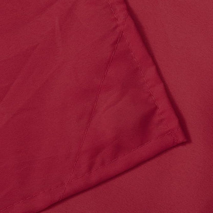 N&Y HOME Fabric Shower Curtain or Liner with Magnets, Red | Hotel Quality, Washable, Water Repellent, Cloth Shower Curtain with Grommets for Bathroom, Standard Size