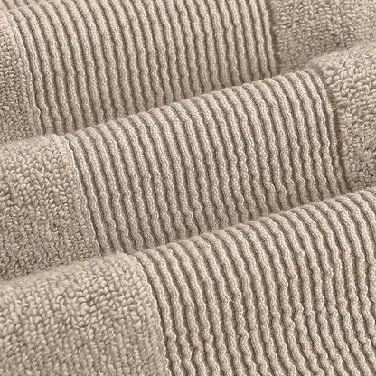 Modern Threads - Air Cloud 2-Pack 100% Zero-Twist Cotton Bath Sheet Set - Super Absorbent & Quick Dry - 500 GSM - Soft & Plush, Sand