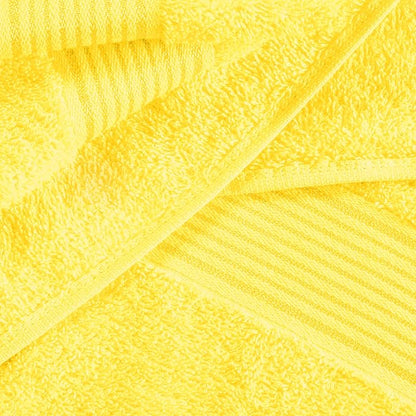 Cotton 2 Pack Oversized Bath Towel Set 28x55 inches, Large Bath Towels, Ultra Absorbant Compact Quickdry & Lightweight Towel, Ideal for Gym Travel Camp Pool - Yellow