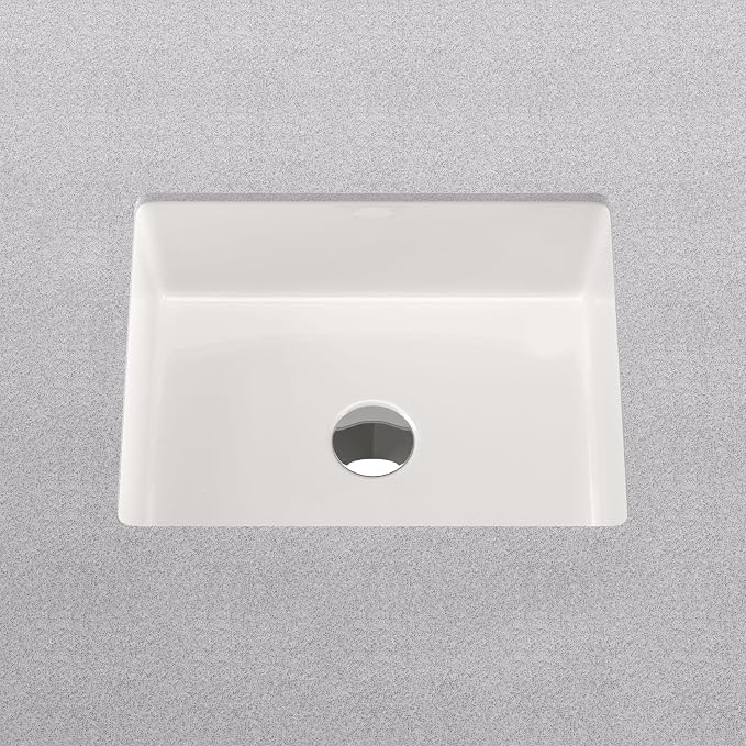 PROFLO PF1713U Stedman 19-7/8" Rectangular Vitreous China Undermount Bathroom Sink with Overflow - White