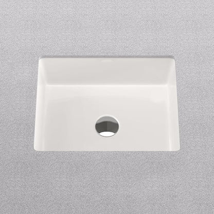 PROFLO PF1713U Stedman 19-7/8" Rectangular Vitreous China Undermount Bathroom Sink with Overflow - White