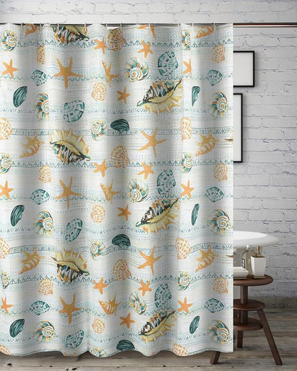 Greenland Home Fashions Fabric Sensations Shower Curtain, Stylish Bathroom Decor, Machine Washable, 72 inches x 72 inches, Kona