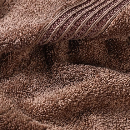Superior Egyptian Cotton Bath Towel Set, Home Bathroom Towels, Master, Guest Bath, Decor Essentials, Quick Dry, Absorbent, Large Body Towels, Spa, Hotel, Resort, Adult, Kids, Set of 2, Mocha